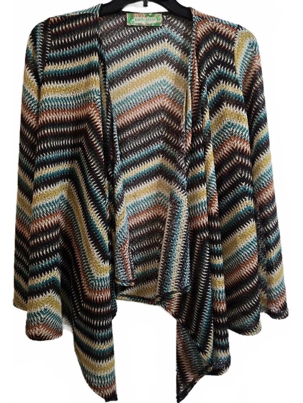 Pants Store Knit Open Front Cardigan Sweater Size M